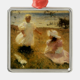 The Sisters Metal Ornament