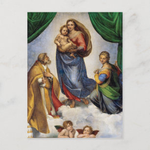 The Sistine Madonna   Raphael   Postcard