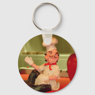 The Sitting Chef Keychain