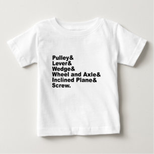The Six Simple Machines of Archimedes Baby T-Shirt