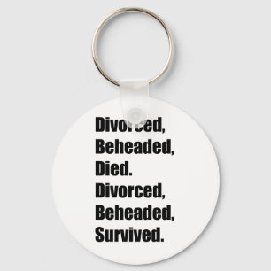 The Six Wives of Henry VIII Keychain