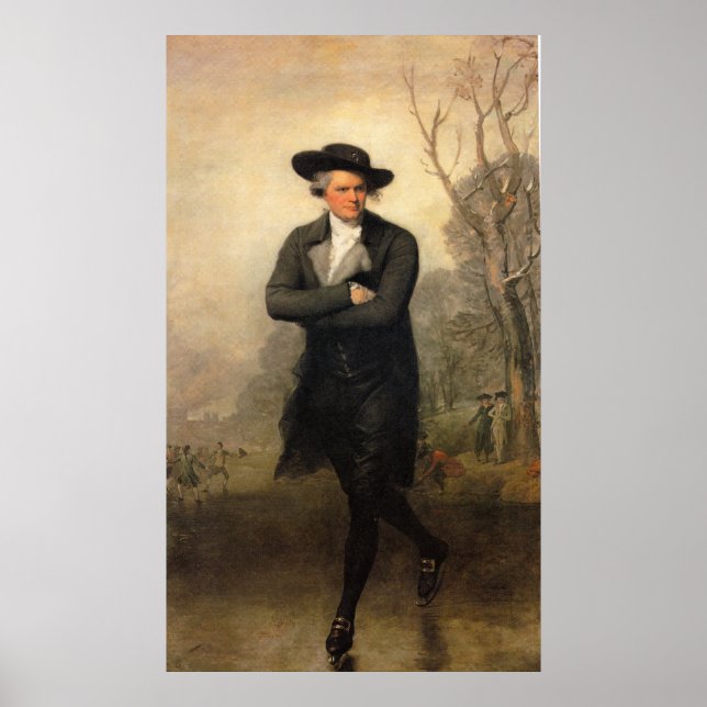 The Skater, by Gilbert Stuart Poster (Front)