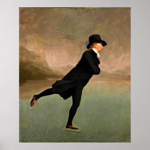 The Skating Minister by Henry Raeburn (c 1790) Poster
