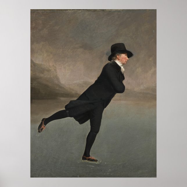 The Skating Minister Canvas Print (Front)