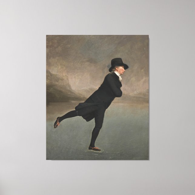 The Skating Minister Canvas Print (Front)