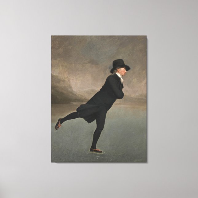 The Skating Minister Canvas Print (Front)