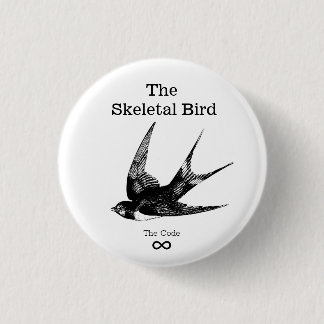 The Skeletal Bird Tiny Button