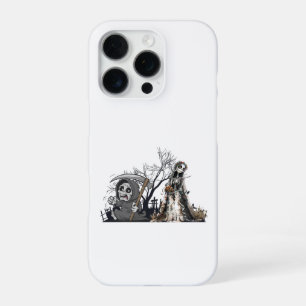 The Skeleton and the Corpse Bride. iPhone 16 Pro Case