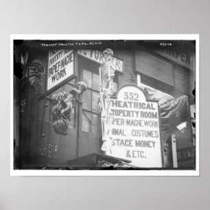 The Skeleton, Property Room, New York City Vintage Poster