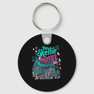The Skellie Motel Spooky Season Halloween Pumpkin Keychain