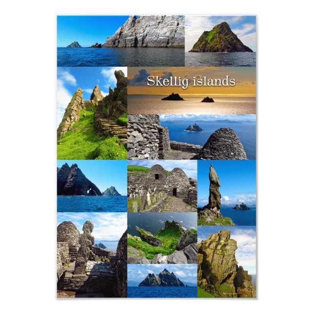 The Skellig Islands Photo Print (Front)