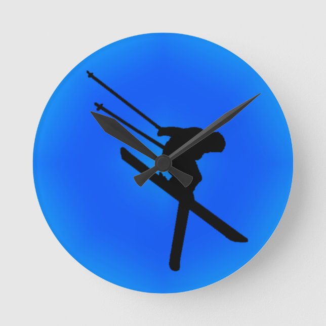 THE SKI DREAM ROUND CLOCK (Front)