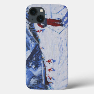 The ski instructor Mottaret iPhone 13 Case