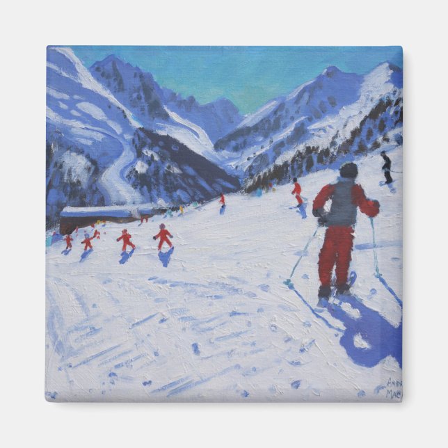 The ski instructor Mottaret Magnet (Front)