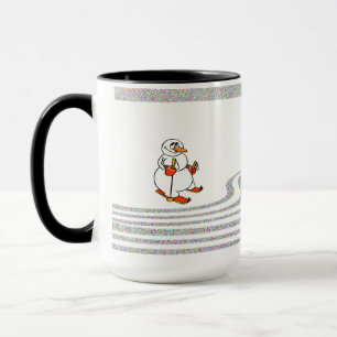 The Skiing Snowman - Mug