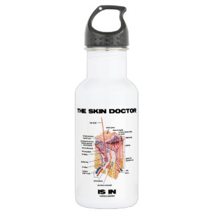 The Skin Doctor Is In (Anatomy Dermatology) 532 Ml Water Bottle