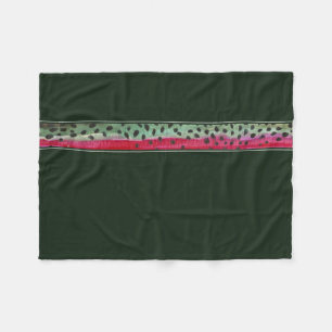 The Skin Rainbow Trout Fleece Blanket