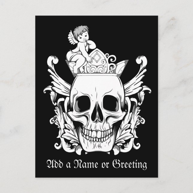 The Skull Postcard (Front)