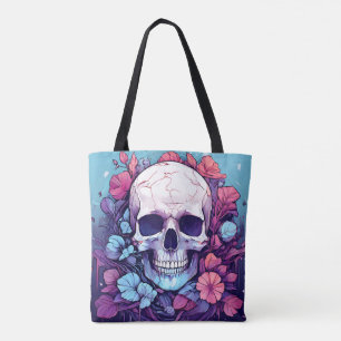 The skull tote bag