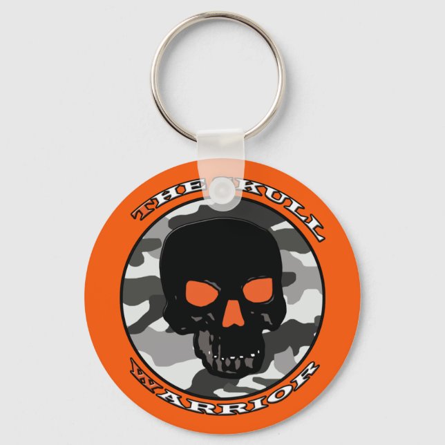 The skull warrior  keychain (Front)