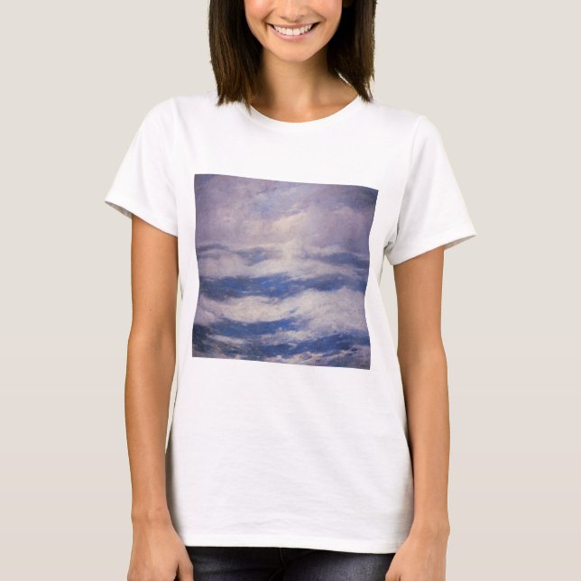The Sky and the Ocean (by Emil Carlsen) T-Shirt (Front)