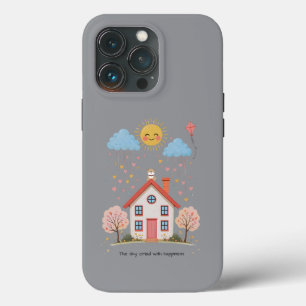 The sky cried with happiness iPhone 13 pro case
