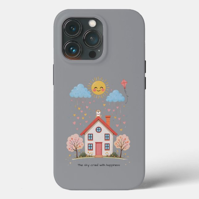 The sky cried with happiness Case-Mate iPhone case (Back)
