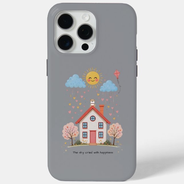 The sky cried with happiness Case-Mate iPhone case (Back)