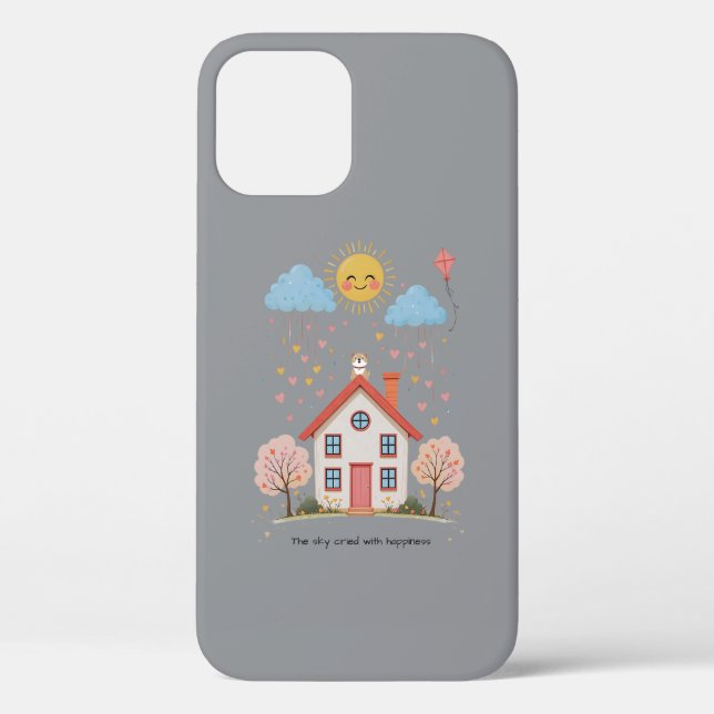 The sky cried with happiness Case-Mate iPhone case (Back)