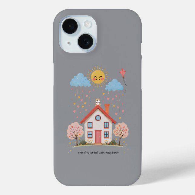 The sky cried with happiness Case-Mate iPhone case (Back)