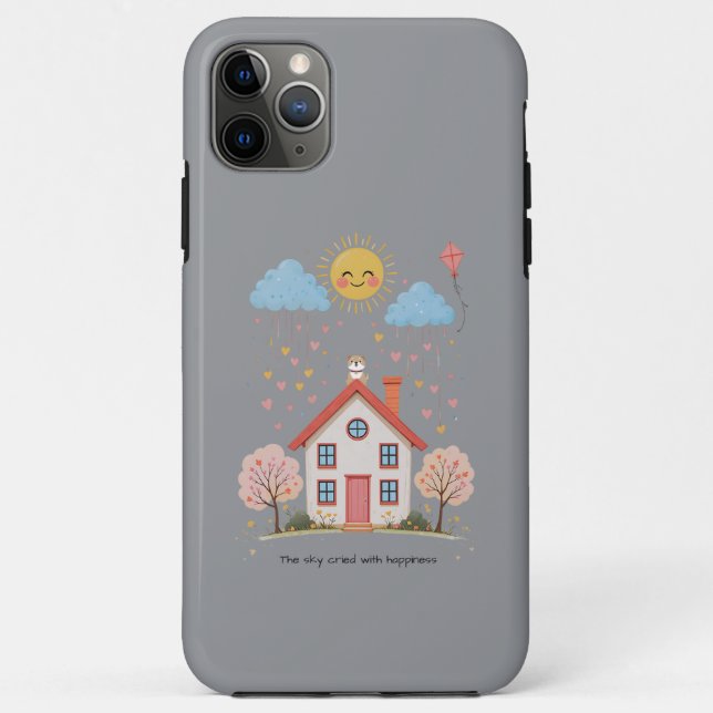 The sky cried with happiness Case-Mate iPhone case (Back)