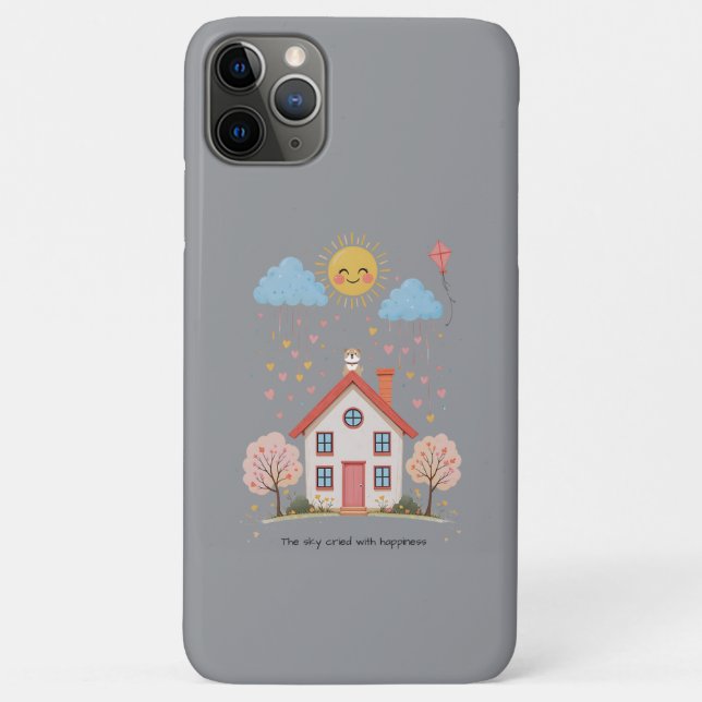 The sky cried with happiness Case-Mate iPhone case (Back)