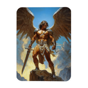 The Sky-Forged Champion Archangel Michael Magnet
