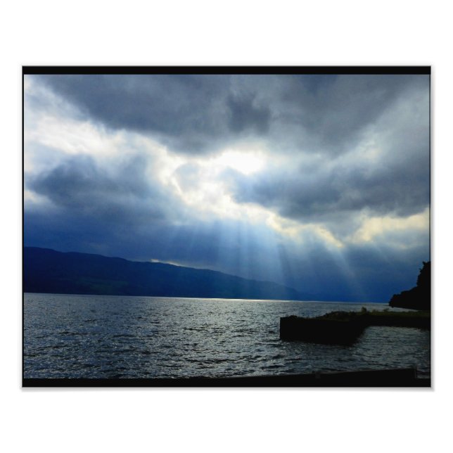 The Sky in Loch Ness Photo Print (Front)