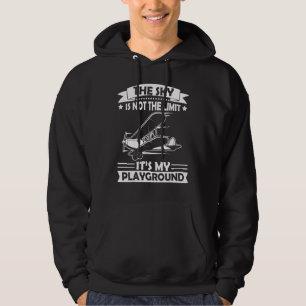 The Sky Is Not My Limit Airplane Aviation Pilot Ae Hoodie