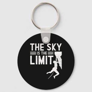 The Sky Is The Limit - Indoor Sports Rock Climbing Keychain