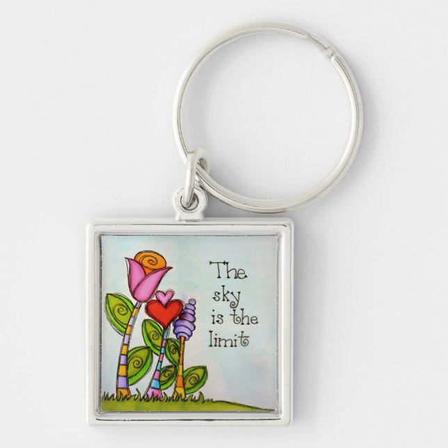The Sky Is The Limit Keychain (Front)