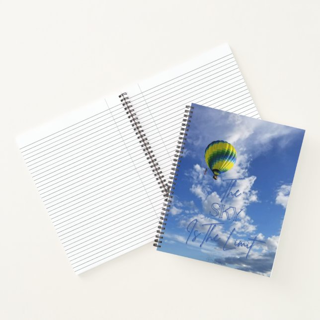 The Sky Is The Limit Notebook (Inside)