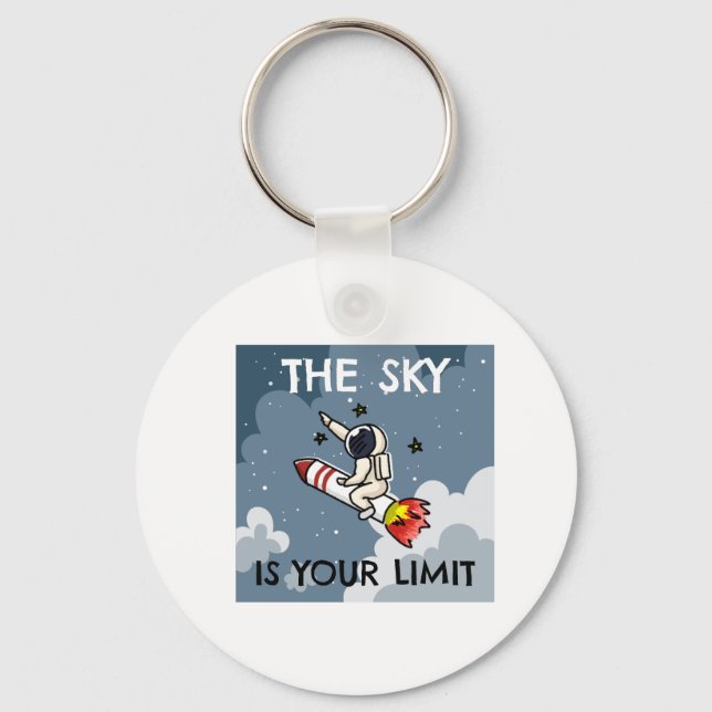 The Sky is Your Limit Keychain (Front)