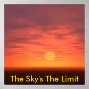 The Sky's The Limit Poster