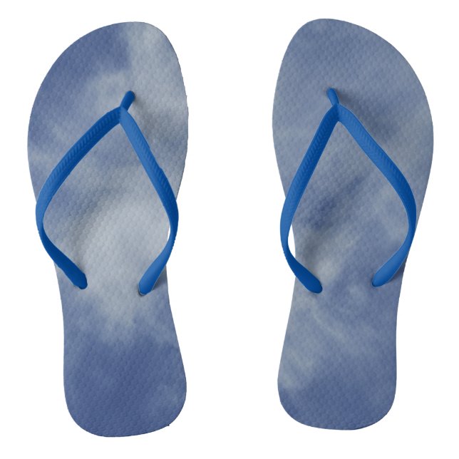 The Sky's the Limit!  Summer Skies on Flip Flops (Footbed)