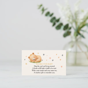 The Sleeping Baby Bear Books for Baby  Enclosure Card