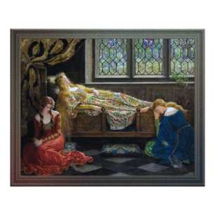 The Sleeping Beauty by John Collier Photo Print