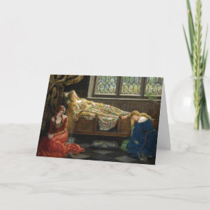 The Sleeping Beauty   John Collier Card