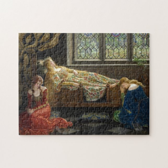The Sleeping Beauty | John Collier Jigsaw Puzzle (Horizontal)