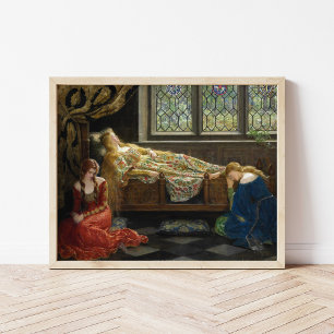 The Sleeping Beauty   John Collier Poster