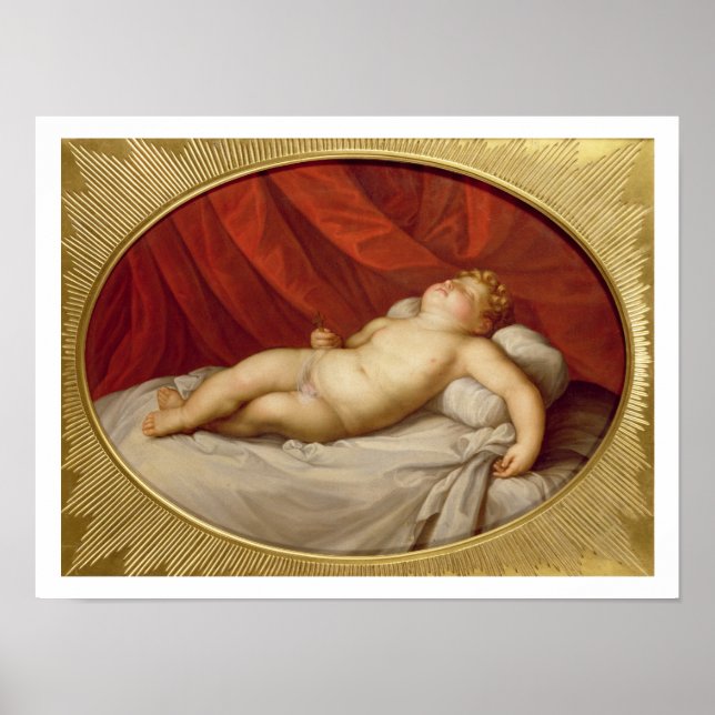 The sleeping Cupid Poster (Front)