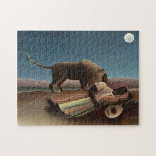 The Sleeping Gypsy by Henri Rousseau Jigsaw Puzzle