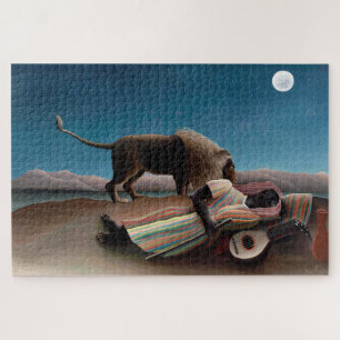 The Sleeping Gypsy, Henri Rousseau Jigsaw Puzzle