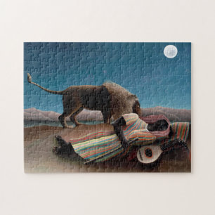 The Sleeping Gypsy, Henri Rousseau Jigsaw Puzzle